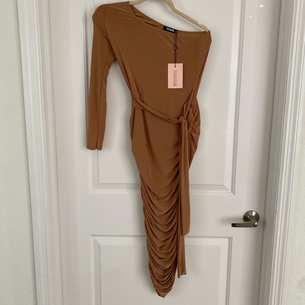 Missguided bodycon dress, one shoulder dress